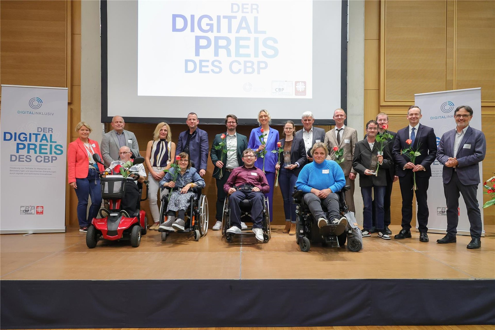 3. Preisverleihung des CBP-Digitalpreises im 2024. Gruppenbild der Preisträger