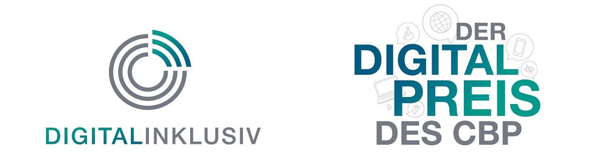 Schriftzug 1: Der Digital-Preis des CBP; Schriftzug 2: Digital-Inklusiv